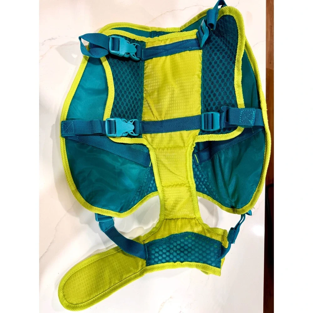 Outward Hound Dog Life Jacket Large LG Lime Green Teal Water Safety Vest